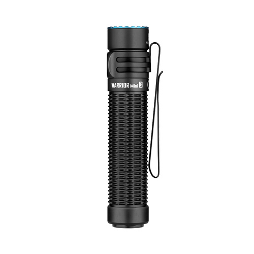 Olight - Світлодіодний тактичний ліхтар Warrior Mini 3 з акумулятором 3500 mAh - 1750 lm - Чорний - Warrior Mini 3