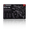 TekMat - Килимок для чищення зброї - CZ P-07 / P-09 - 27x43см - TEK-R17-CZP07