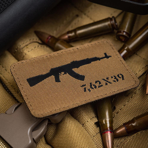 M-Tac - Нарукавна нашивка AKM 7.62x39 Laser Cut - Coyote/Black - 51110502