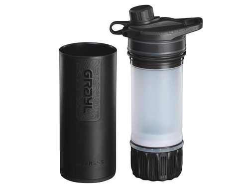 Grayl - Пляшка для фільтрації води GeoPress - 710 мл - чорна - 400-COV