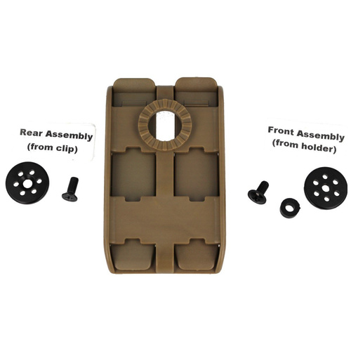 ESP - Подвійне кріплення на 360° для MOLLE - хакі - UBC-04-2 KH 