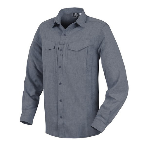 Helikon - Сорочка для джентльменів Koszula Defender Mk2 Gentleman Shirt® - меланжева синя - KO-DGM-PO-6520Y