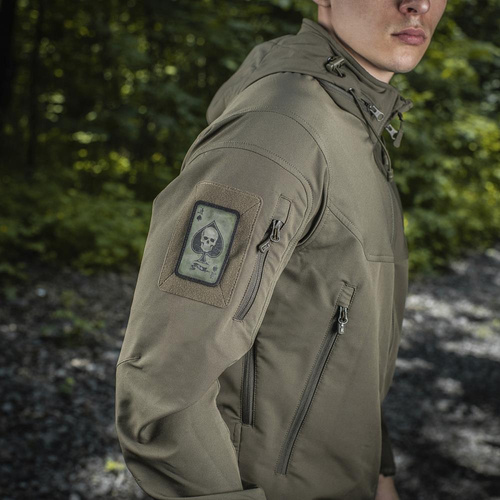 M-Tac - Нашивка Ace of Spades - Morale Patch - Ranger Green / Czarna - 51101023