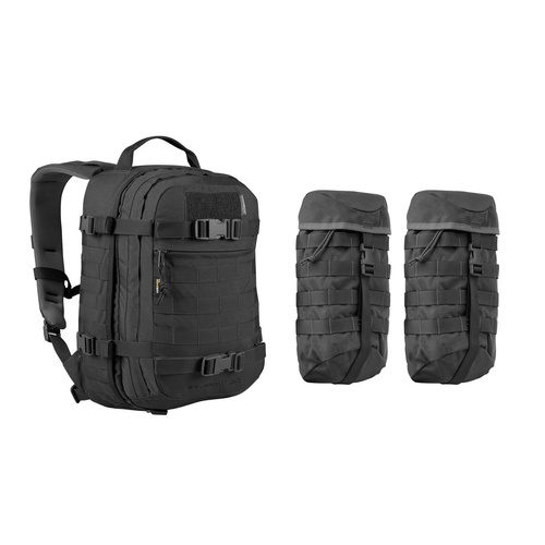 WISPORT - Рюкзак Sparrow 20 II з двома боковими кишенями - 20 + 10 л - Чорний