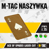 M-Tac - нашивка піковий туз - Cordura 500D - койот / флуоресцентний - 51109599 - 51109599