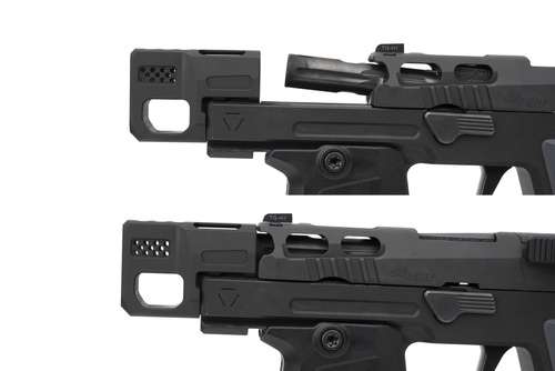 Strike Industries - Компенсатор для SMC Alpha MKII 3.9" розмір S - Чорний - SI-SMC-COMP-S
