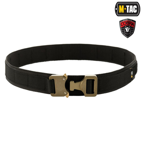 M-Tac - Тактичний ремінь Cobra Buckle Tactical Bel - чорний - 10126002