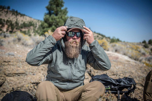 Helikon - Куртка Wolfhound Hoodie - Windpack Nylon - Alpha Green - KU-WLH-NL-36