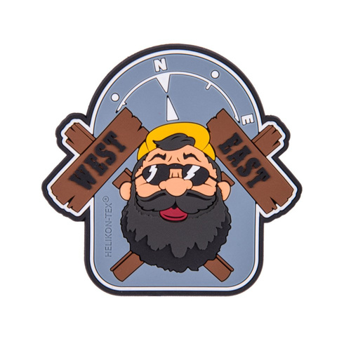 Helikon - Пластир ПВХ - Beardman OUTBACK - сірий - OD-BMO-RB-19