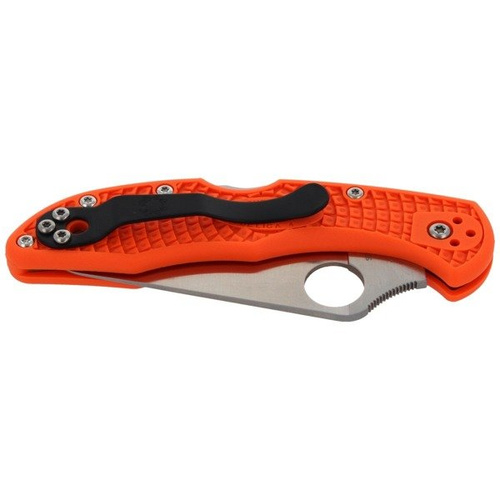 Складаний ніж Spyderco - Delica® 4 FRN Flat Ground Orange - C11FPOR
