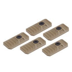 Strike Industries - LINK Cover захисні ковпачки для отворів M-LOK / KeyMod - 5 шт. - FDE - SI-LINK-COVER-FDE