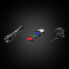 Mactronic - Тактичний ручний ліхтар Black EYE 650 - чорний - L-MX532L-RC/SET3