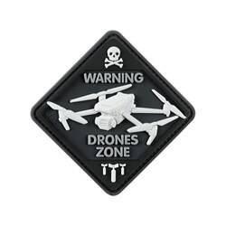 M-Tac - Нашивка Drone Zone - PVC 3D - Чорний - 51346002
