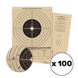 Обряд під дощем - 25-метрова мішень для обнулення - 8,5" x 11" - 100 штук. - 9126