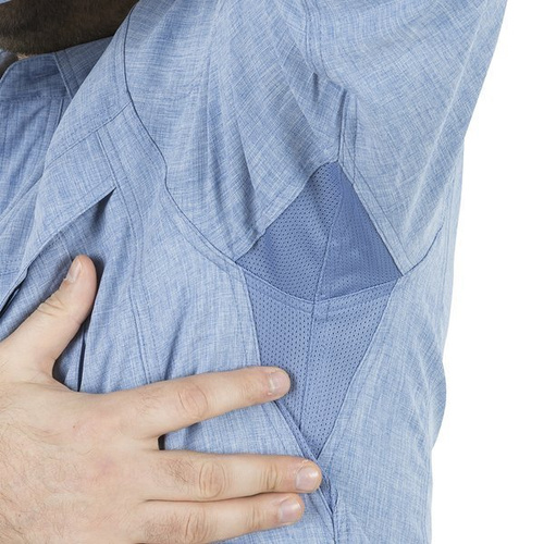 Helikon - Сорочка для джентльменів Koszula Defender Mk2 Gentleman Shirt® - меланж світло-блакитна - KO-DGM-PO-6520Z