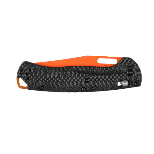 Benchmade - Мисливський ніж з міткою - CPM MagnaCut - чорний / оранжевий - 15535OR-01