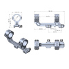 Vector Optics - Цілісна планка Extended AR Mount - 30 мм - Picatinny - чорний - XASR-3032