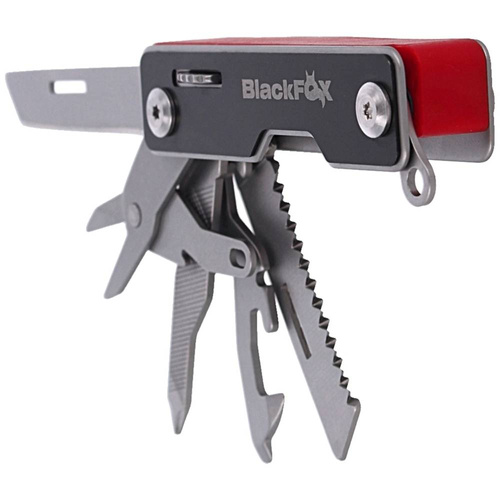 FOX - Мультитул BlackFox Pocket Boss - 9 інструментів - червоний - BF-205 R. 