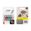 Nite Ize - Набір алюмінієвих карабінів S-Biner MicroLock - 5 шт - в асортименті - LSBMA-A2-5R7