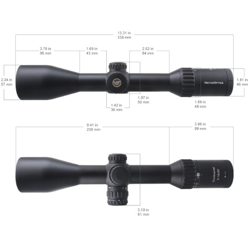 Vector Optics - Приціл оптичний Continental x6 3-18x50 SFP - G4 Fiber - Чорний - SCOL-65