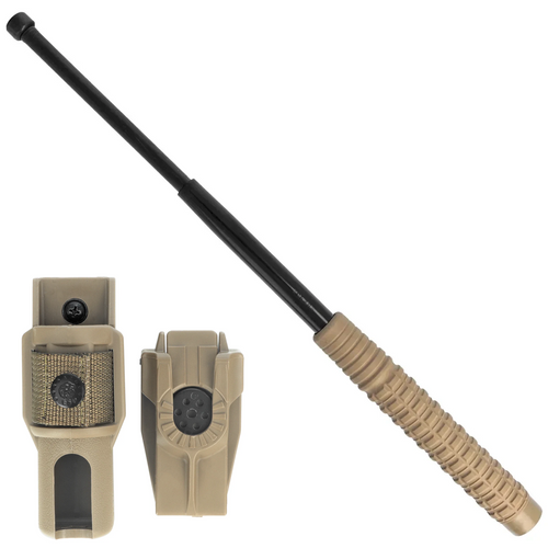 ESP - Телескопічна палиця з посиленим фрикційним замком Friction Lock - 16" - чорний/хакі - ExB-16H-KH BH-54