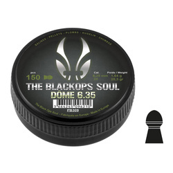 Black Ops - куля для пневматичної гвинтівки Soul Dome - 6,35 мм - 150 шт. - PB309