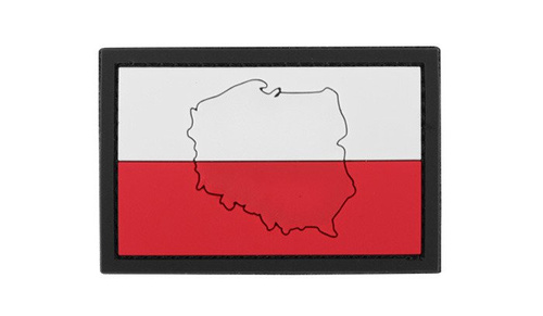 101 Інкорпорейтед. - 3D нашивка - Прапор Польщі з контуром - 444130-7173