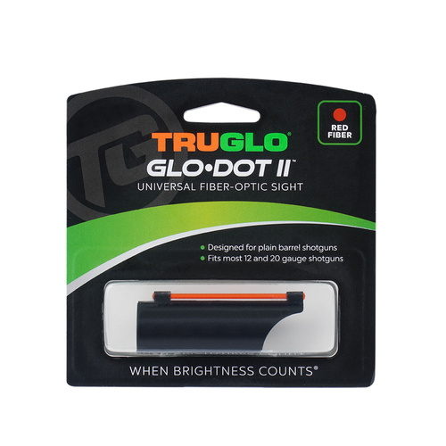 TruGlo - Волоконно-оптичний приціл для дробовика Glo Dot II - 12/20 GA - червоний - TG92A