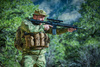 Helikon - Kamizelka Guardian Chest Rig - Olive Green - KK-GCR-CD-02