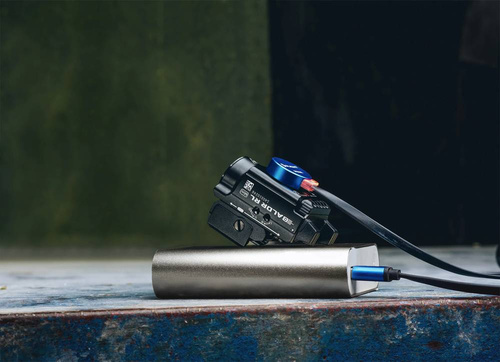 Olight - Світлодіодний тактичний ліхтар з лазерним прицілом BALDR RL MINI - 600 люмен - чорний.