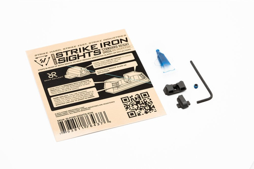 Strike Industries - Прицільні пристосування Strike Iron Sights - Sig Sauer P320 - Стандартна висота - SI-P320-SIGHTS-STN.