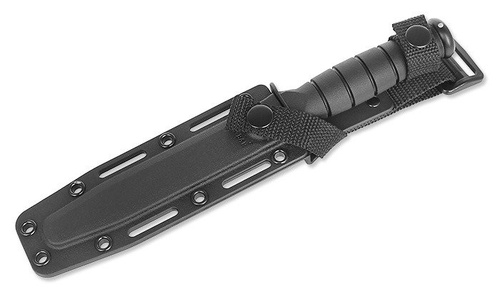 Ka-Bar 1258 - Ніж - короткий чорний - піхви з пластику GFN