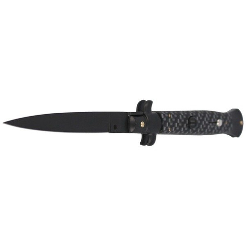 Frank Beltrame - Пружинний ніж Stiletto Kevlar 23 см - FB 23/KEV BLK
