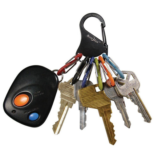 Nite Ize - Karabinek na klucze S-Biner KeyRack - Czarny - KRK-03-01