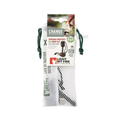 Запаліть мій вогонь - Krzesiwo Swedish FireSteel® BIO Army - SlatyBlack - 2111011010