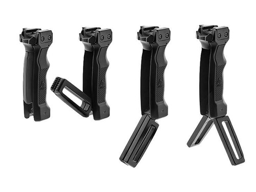 Leapers - UTG® D Grip® дворучна / передня рукоятка - Picatinny - чорний - MNT-DG02Q - MNT-DG02Q