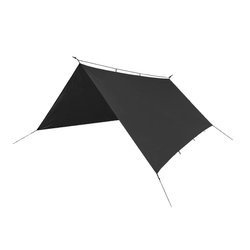 Helikon - Брезент, брезент для бівуаку Supertarp Small® - 250 x 200 см - чорний - PO-STS-PO-01