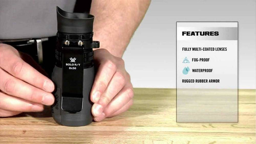 Vortex Optics - Монокуляр Solo R/T - 8 x 36 - чорний - SOL-3608-RT