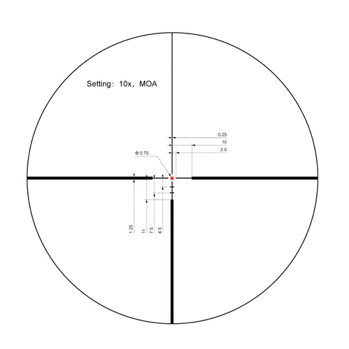 Vector Optics - оптичний приціл Continental 2-12x50 - SFP - SCOM-15