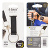Nite Ize - Брелок для ключів зі шнурком O-Series Keychain - сталевий - сріблястий/чорний - OSK-01-R3