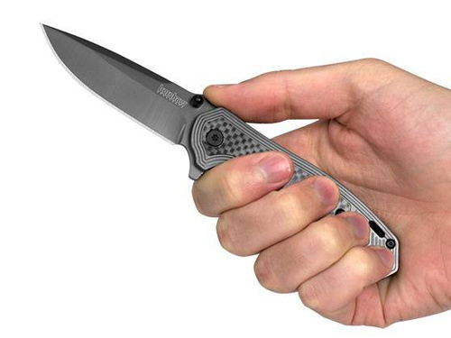 Kershaw - Складаний ніж з бахромою - чорний - 8310