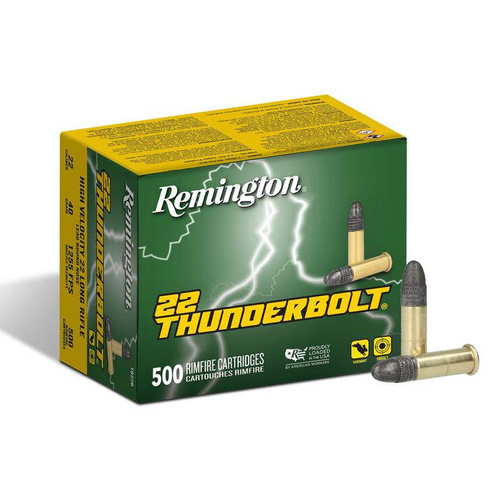 Remington - Патрони Rimfire .22LR HV Thunderbolt 40 г / 2,6 г - 500 патронів - 21241 - Набій кільцевого запалення