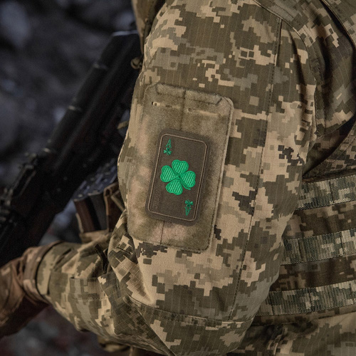 M-Tac - Нашивка Lucky Card - Cordura 500D - Clover - Ranger Green - 51391023