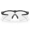 Oakley - Окуляри балістичні SI Ballistic M Frame 3.0 Matte Black - прозорі - OO9146-09 - Ocular balistyczne SI Ballistic M Frame 3.0 Matte Black - Clear - OO9146-09