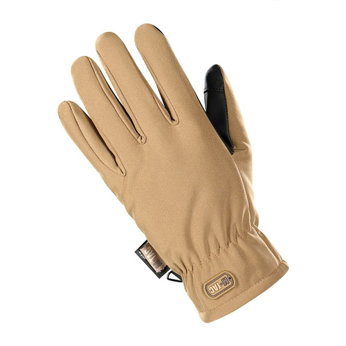 M-Tac - Тактичні рукавички Soft Shell Thinsulate - Чорний / Coyote Brown - 90308017