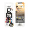 Nite Ize - Карабін для ключів KeyRack+™ S-Biner® з відкривачкою - сріблястий - KRB2-11-R6