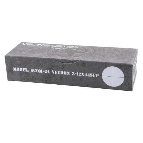 Vector Optics - Компактний оптичний приціл Veyron 3-12x44 - SFP - MPR-4 - Чорний - SCOM-24