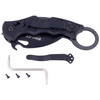 FOX - Складаний ніж Karambit - N690Co - чорний - FX-599 XT
