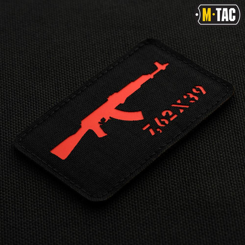 Нарукавна нашивка M-Tac - AKM 7.62x39 Laser Cut - чорна/чорна - 51110233