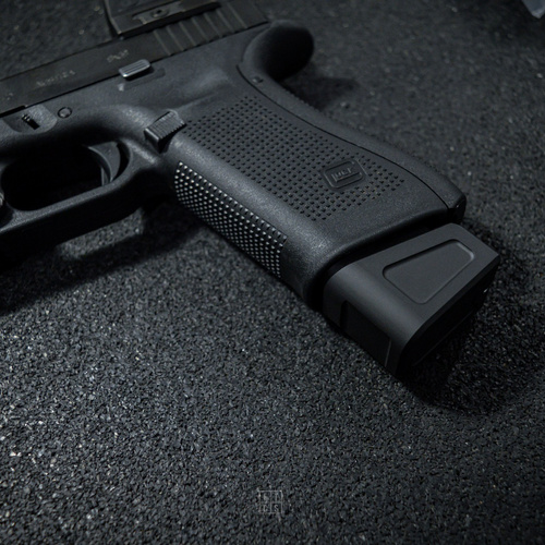 FTCS - Збільшена ніжка магазину для Glock 17 - +3 набої - графітовий чорний H-146 - FTCS Nr. 33